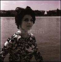 cca 1967 Medgyesi Mária (1935) színésznőről készült felvételek, Kotnyek Antal (1921-1990) budapesti ...