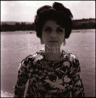 cca 1967 Medgyesi Mária (1935) színésznőről készült felvételek, Kotnyek Antal (1921-1990) budapesti ...