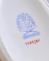 Herendi Waldstein mintás kosár. Kézzel festett, jelzett, hibátlan. 12x9 cm