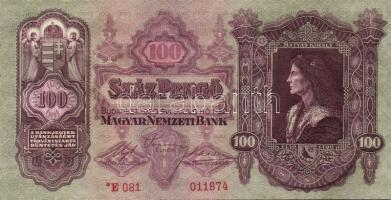 1930. "*"-os 100P (2x) egymásutáni sorszámokkal T:I
