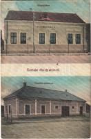 1919 Abaújszántó, községháza, tűzoltó laktanya. Span Ignátz kiadása (fl)
