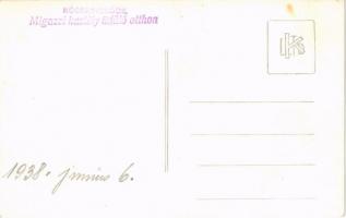 1938 Verőce, Nógrádverőce; Migazzi kastély üdülő otthon, belső. photo