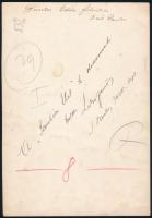 1930 Feliratozott vintage fotó, amelyet a Színházi Életnek küldtek, a felvételt Pásztor Ödön készíte...