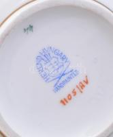 Herendi Apponyi zöld mintás váza. Kézzel festett, jelzett, jelzett, hibátlan