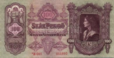 1930. "*"-os 100P (2x) kis ugrású sorszámokkal T:I