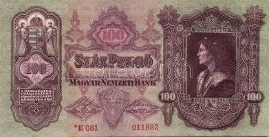 1930. "*"-os 100P (2x) egymásutáni sorszámokkal T:I