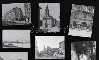 cca 1880 Régi Budapest, Fekete György (1904-1990) budapesti fényképész hagyatékában fellelt 13 db NE...