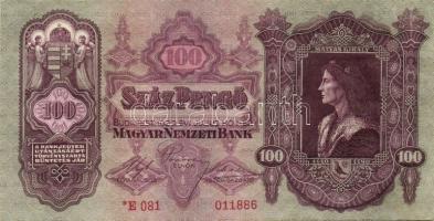 1930. "*"-os 100P (2x) egymásutáni sorszámokkal T:I