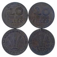 1946-1950. 20f Cu-Al (4xklf) T:2
