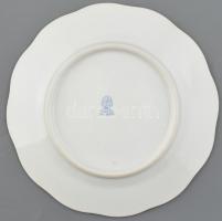 Herendi virág mintás süteményes tányérok 6 db Kézzel festett, jelzett, minimális kopással. d:20,5 cm