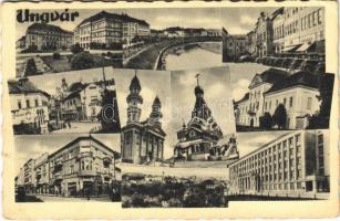 1941 Ungvár, Uzshorod, Uzhhorod, Uzhorod; részletek / multi-view postcard (EK)