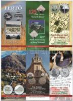 1992-2015. 54db színes MNB tájékoztató emlékpénzekhez