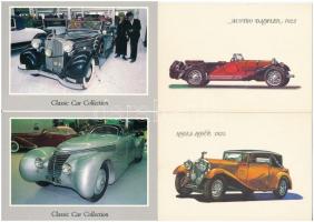 15 db MODERN használatlan autós motívum képeslap / 15 modern unused automobile motive postcards
