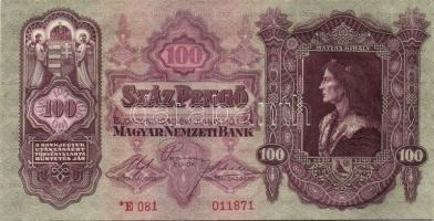 1930. "*"-os 100P (2x) egymásutáni sorszámokkal T:I