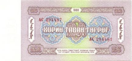 Mongólia 1955-2005. 16 klf bankjegy T:I