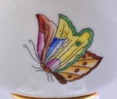 Herendi Viktória mintás urna váza. Kézzel festett, jelzett, hibátlan, két részből áll, csavar laza 2...