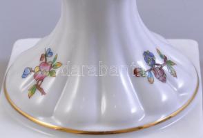 Herendi Viktória mintás urna váza. Kézzel festett, jelzett, hibátlan, két részből áll, csavar laza 2...