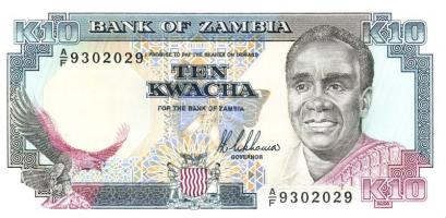 Zambia 8 klf modern bankjegy T:I