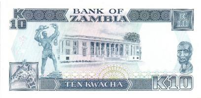 Zambia 8 klf modern bankjegy T:I