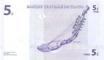 Kongó 1997-2003. 7 klf bankjegy T:I