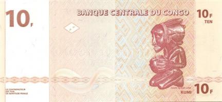 Kongó 1997-2003. 7 klf bankjegy T:I