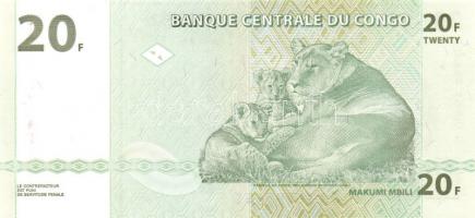 Kongó 1997-2003. 7 klf bankjegy T:I