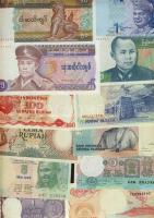 Burma, Myanmar, Srí Lanka, Bhutan, Malaysia, Bangladesh, Nepal, India, Indonézia 56 klf modern bankj...