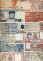 Burma, Myanmar, Srí Lanka, Bhutan, Malaysia, Bangladesh, Nepal, India, Indonézia 56 klf modern bankj...