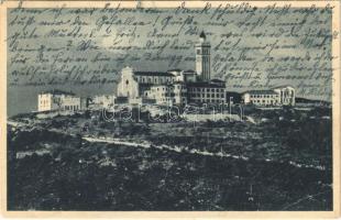 1932 Gorizia, Görz, Gorica; Santuario di Monte Santo dal M. Sabotino / sanctuary