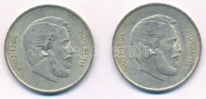 1947. 5Ft Ag "Kossuth" (2x) T:2-,3 Adamo F8.1