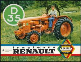 D35 Tracteurs Renault prospektus, francia nyelven.