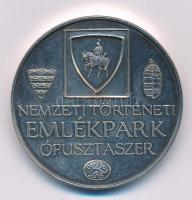 1996. "Magyarország Millecentenárium / Sámán" ezüstözött fém emlékérem (42mm) T:1-