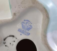 Aquincumi térdelő akt, kézzel festett, jelzett, hibátlan. , m: 22 cm