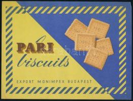 Pari biscuits Export Monimpex címke