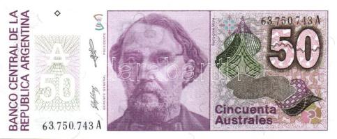 Argentína 13 klf modern bankjegy T:I