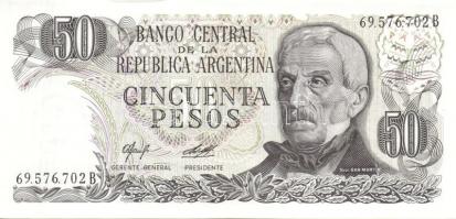 Argentína 13 klf modern bankjegy T:I