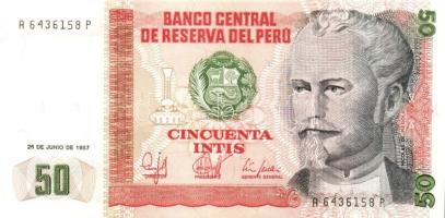 Peru 1985-1988. 7 klf bankjegy T:I