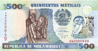Mozambik 1967-1991. 8 klf bankjegy T:I