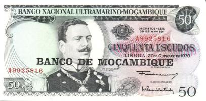 Mozambik 1967-1991. 8 klf bankjegy T:I