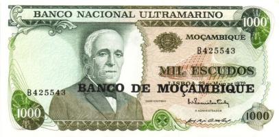 Mozambik 1967-1991. 8 klf bankjegy T:I