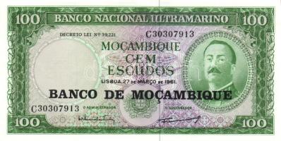 Mozambik 1967-1991. 8 klf bankjegy T:I