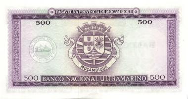 Mozambik 1967-1991. 8 klf bankjegy T:I