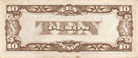 Japán megszállások / Kelet-Ázsia II. vh. 10 klf bankjegy T:I, I-, II(2x)