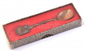 Állami Biztosító réz emlékkanál 10 cm