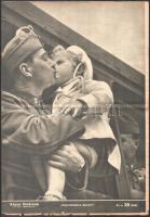 Képes Vasárnap. 1942. jún. 9., 24 sz. II. világháborús írásokkal, képekkel. Nagyon gazdag fekete-fehér fotóanyaggal illusztrált, hajtásnyommal, lap alján apró szakadásokkal