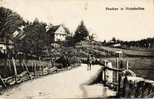 Pozdrav iz Hotedersice WWI