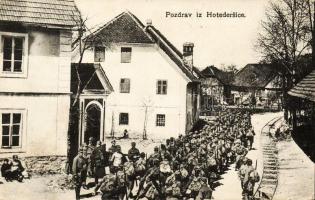 Pozdrav iz Hotedersice WWI