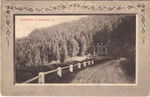 1912 Borszék, Borsec; Szerpentin út / road (EK)