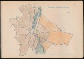 1938-1942 Hazánk és a Nagyvilág + Világszép fővárosunk Budapest térkép és munkafüzet, 2 db