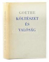 Goethe, Johann Wolfgang: Költészet és valóság. Szőllősy Klára fordítása. Hn., 1965, Magyar Helikon. Kiadói egészbőr kötés, kissé megsárgult kiadói papír védőborítóval. Számozott (1000/696.) példány.
